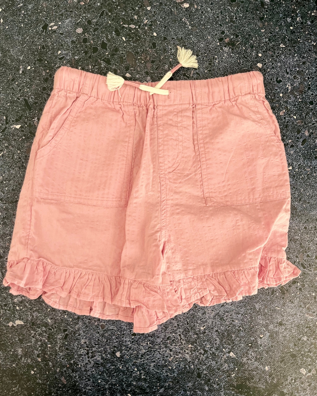 *NEW* Woolworths pink waffle weave shorts 9Y