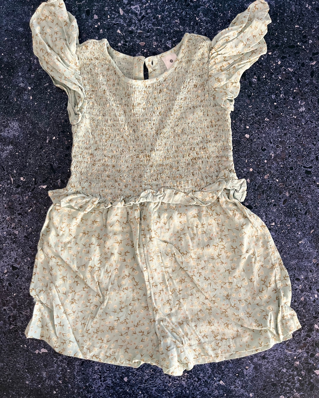 Target blue floral dress 5Y