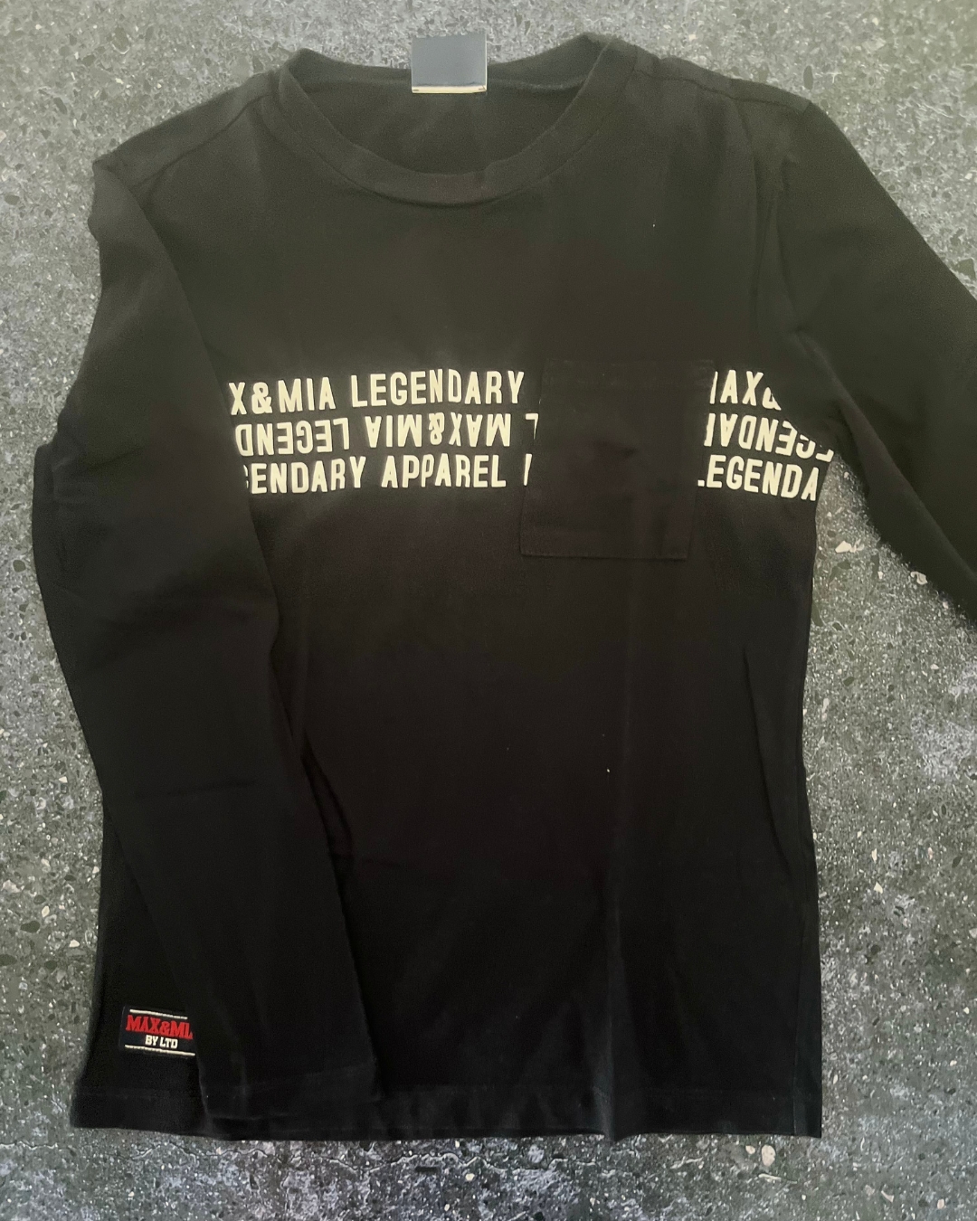 LTD Max & Mia navy long sleeve T shirt 9/10Y