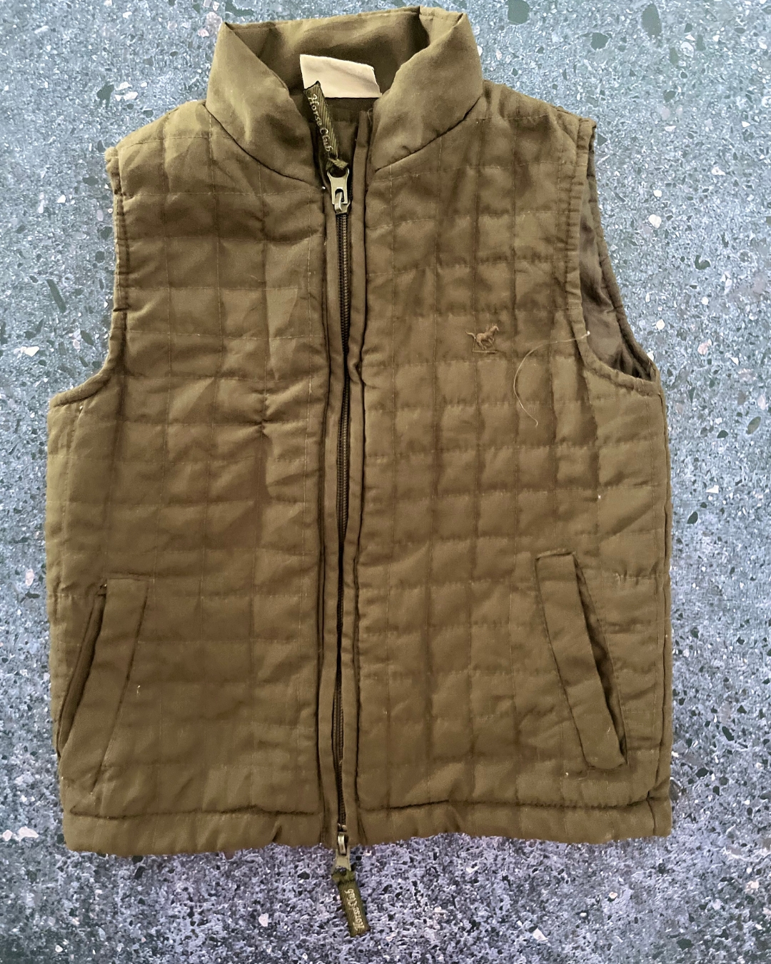 Kids Fashion green sleeveless jacket 4Y