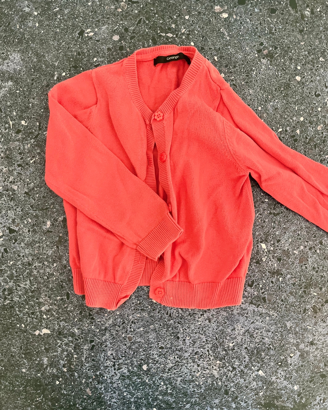 George pink cardigan 2/3Y