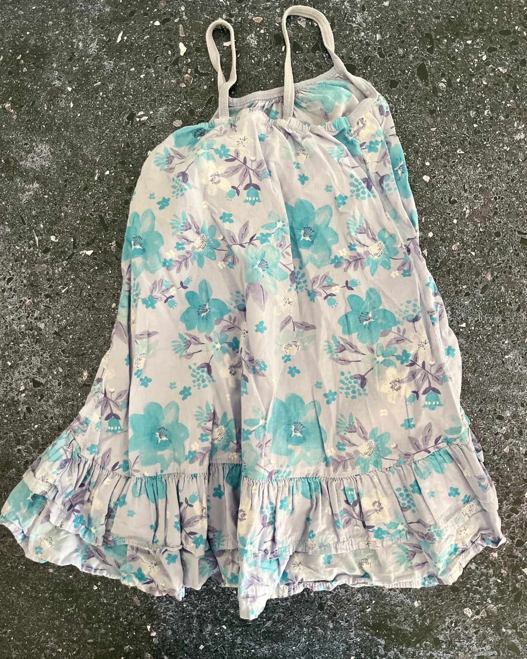 Naartjie purple floral dress 4Y