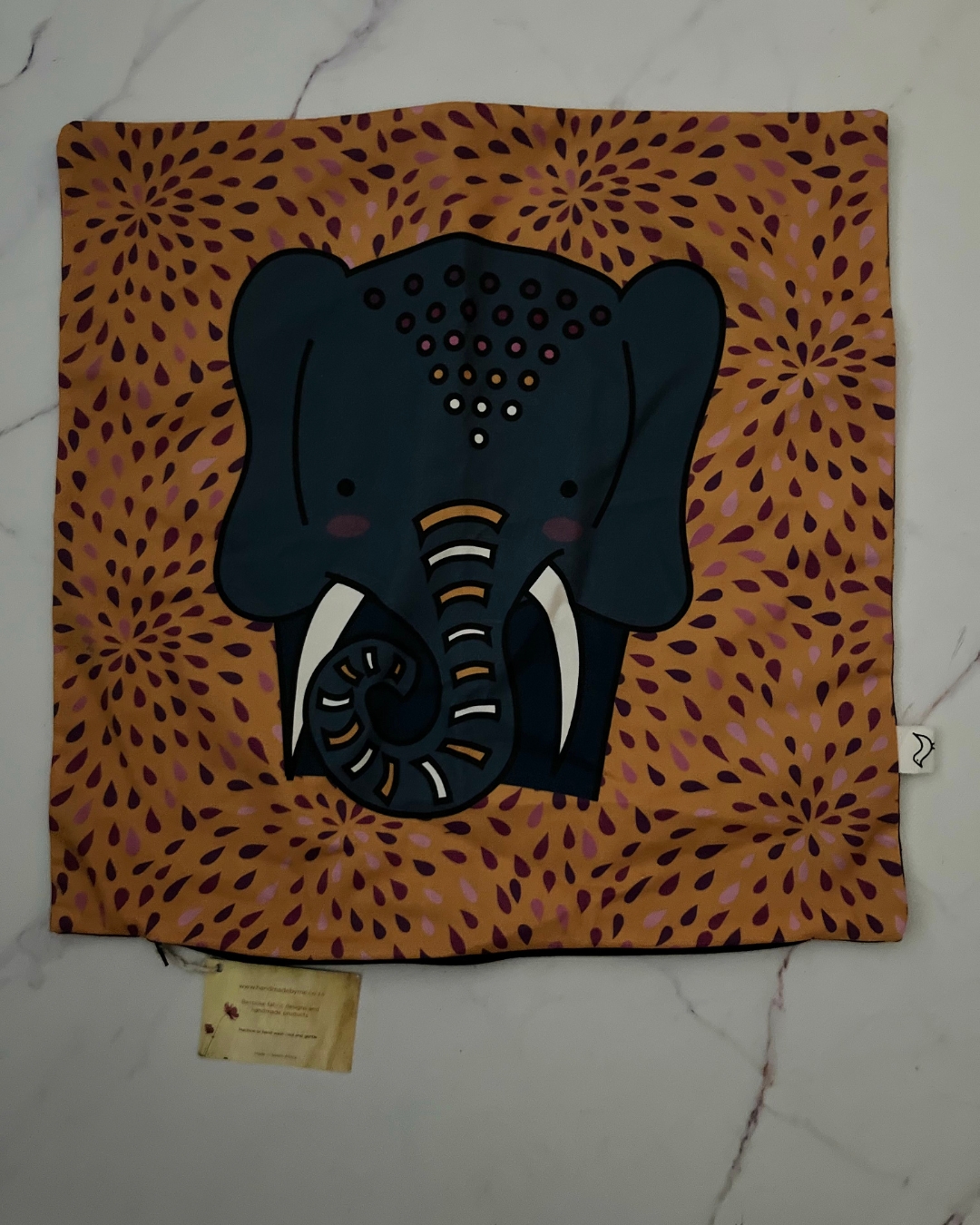 *NEW* Handmade by Me elephant pillowcase