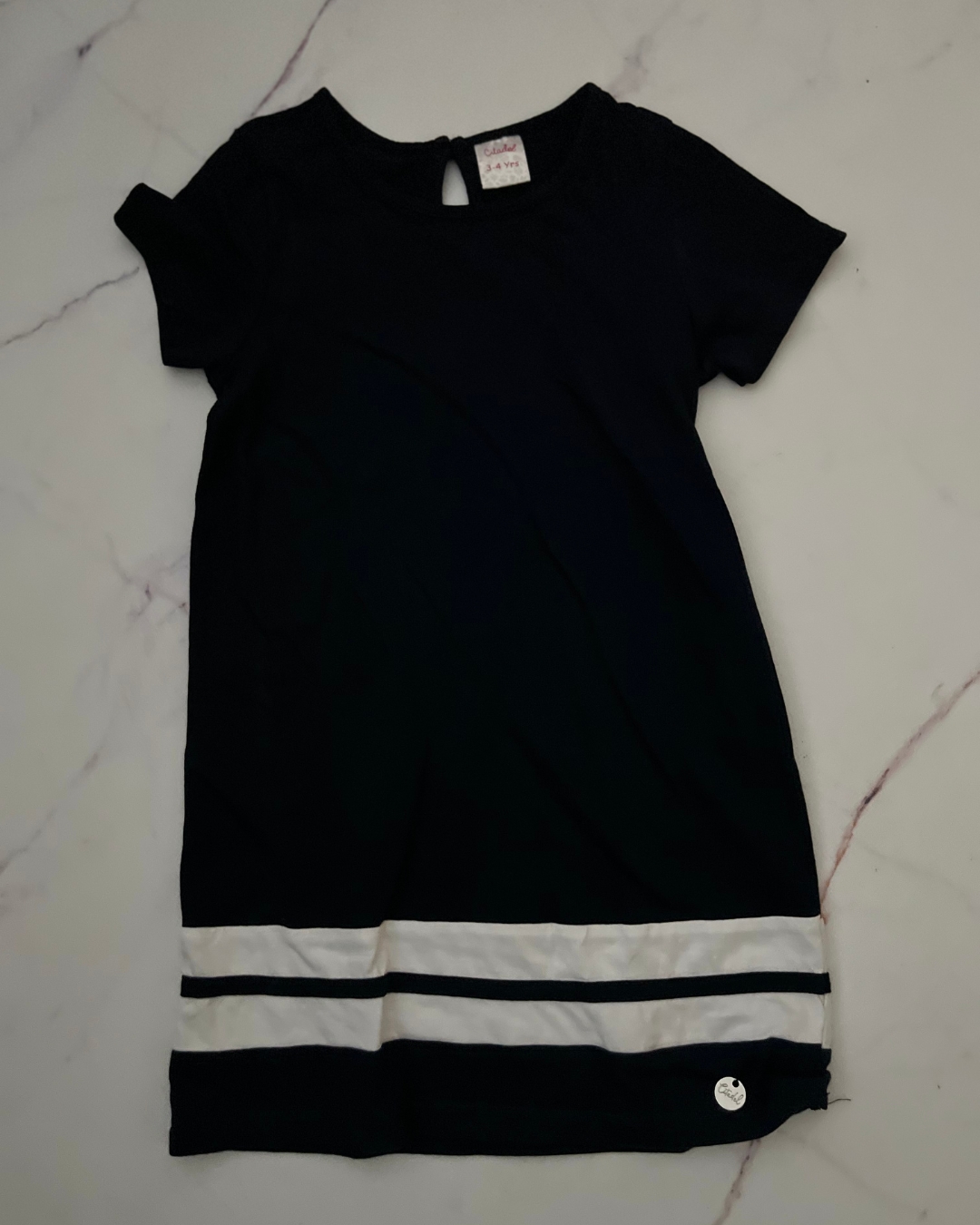 Citadel blue and white dress 3/4Y