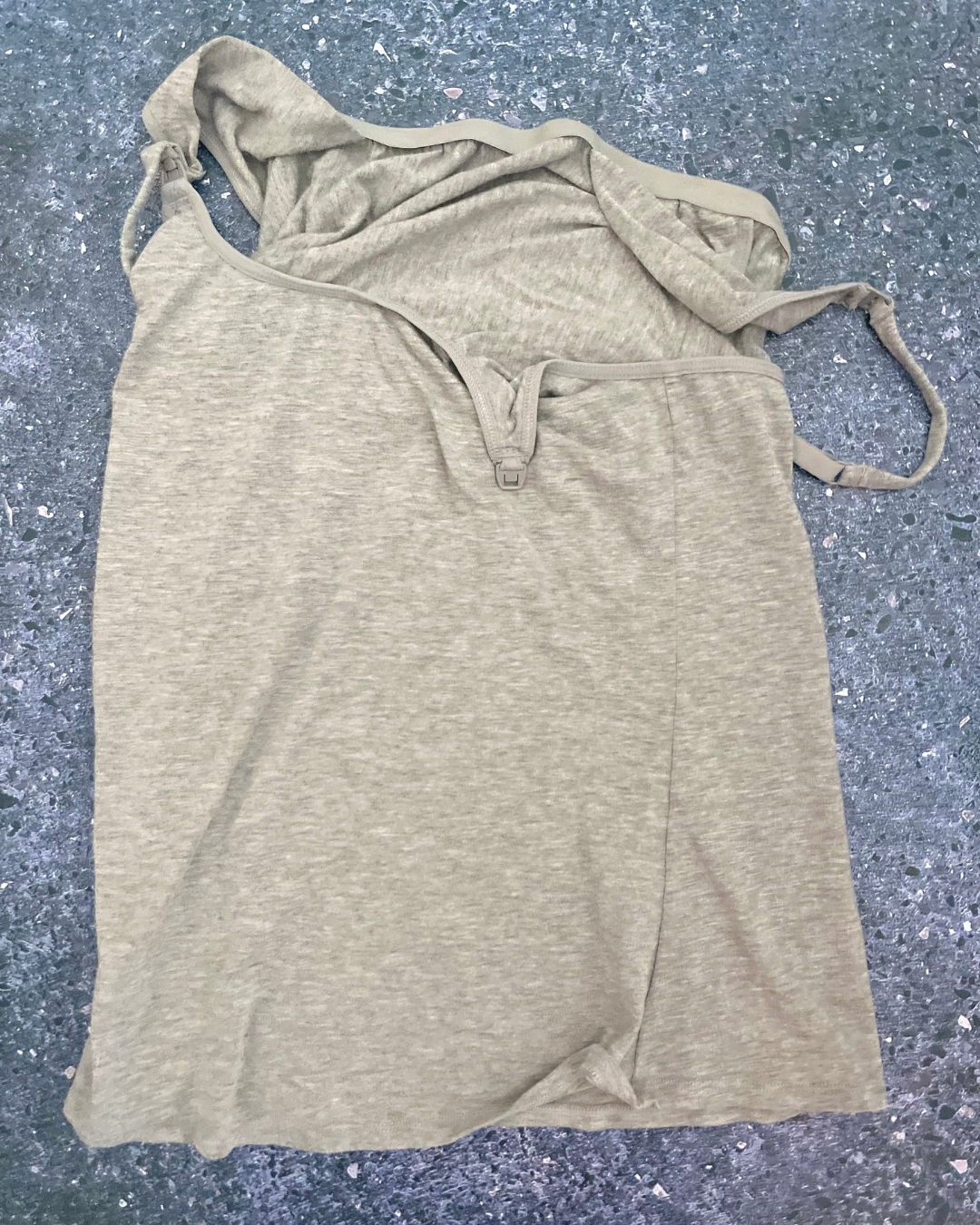 Secret Treasures grey maternity top Medium/Large