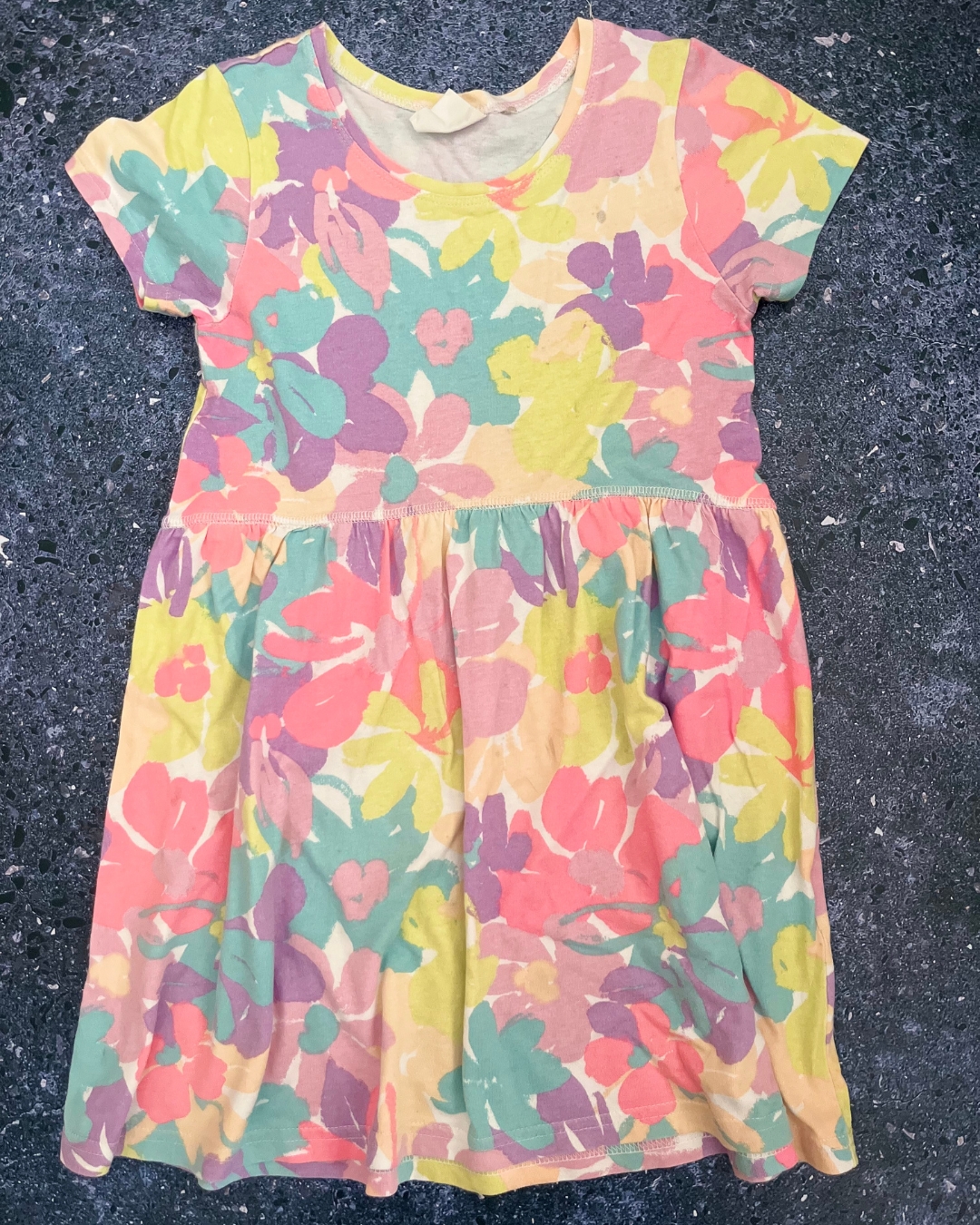 Cotton On lumo flowers dress 6Y