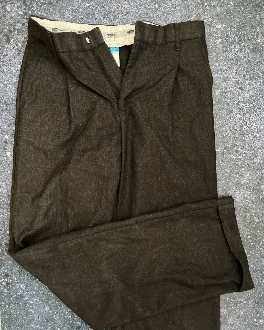 Toughees charcoal school pants 13/14Y
