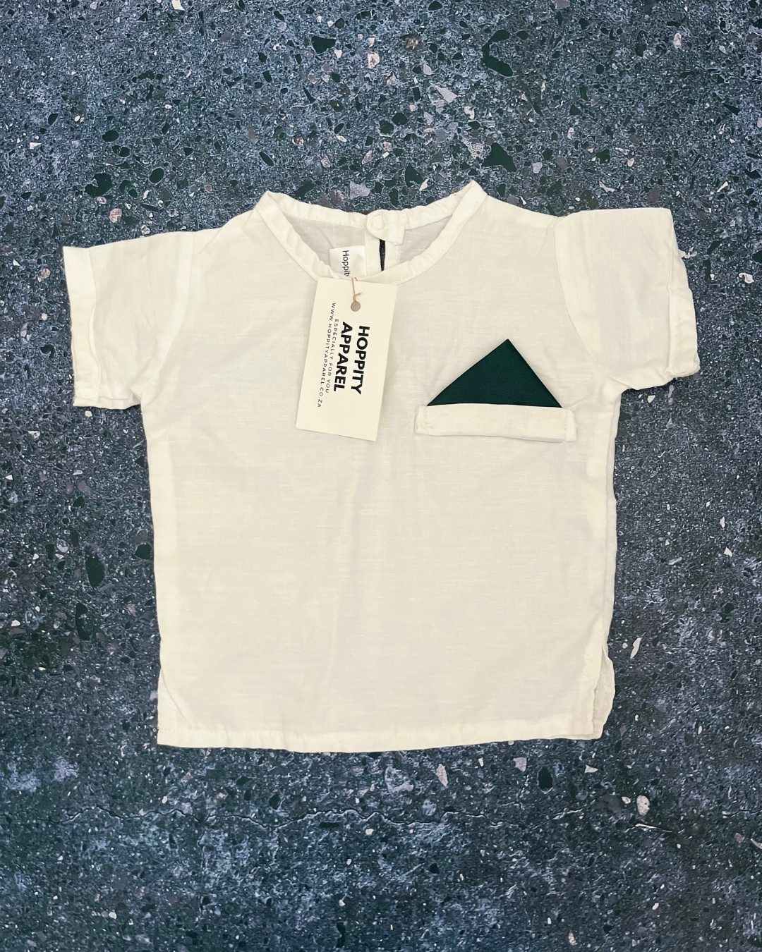*NEW* Hoppity Apparel white shirt 3/6M