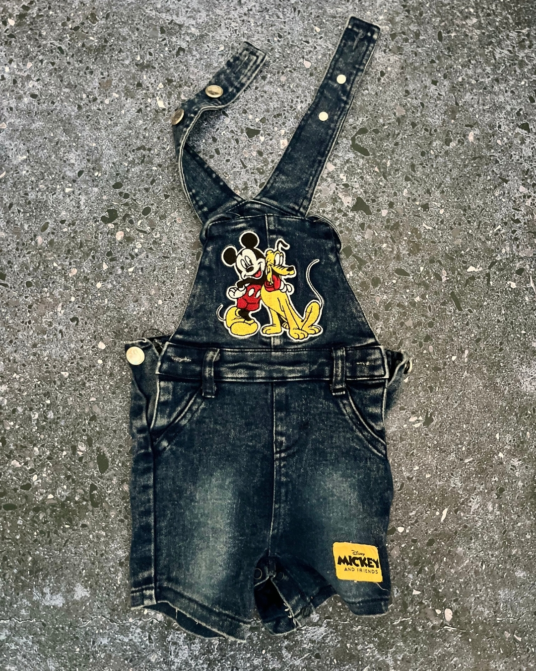 Disney denim romper 3/6M