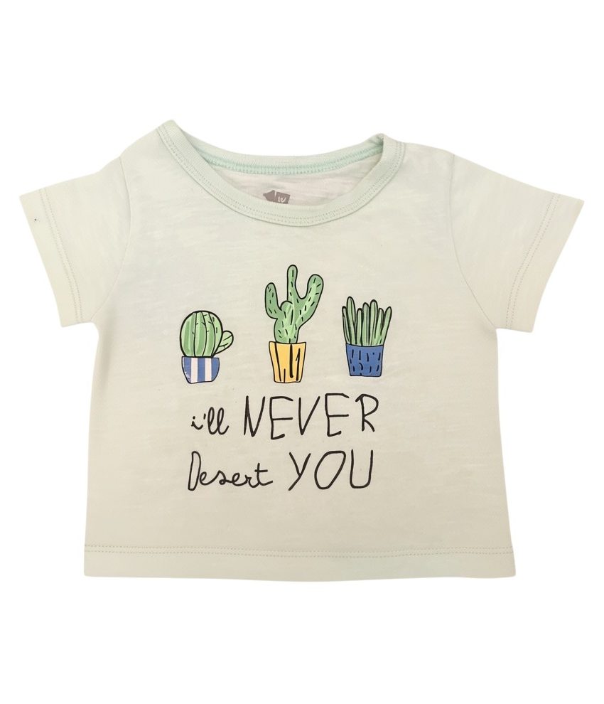 Woolworth green cactus T shirt 3/6M