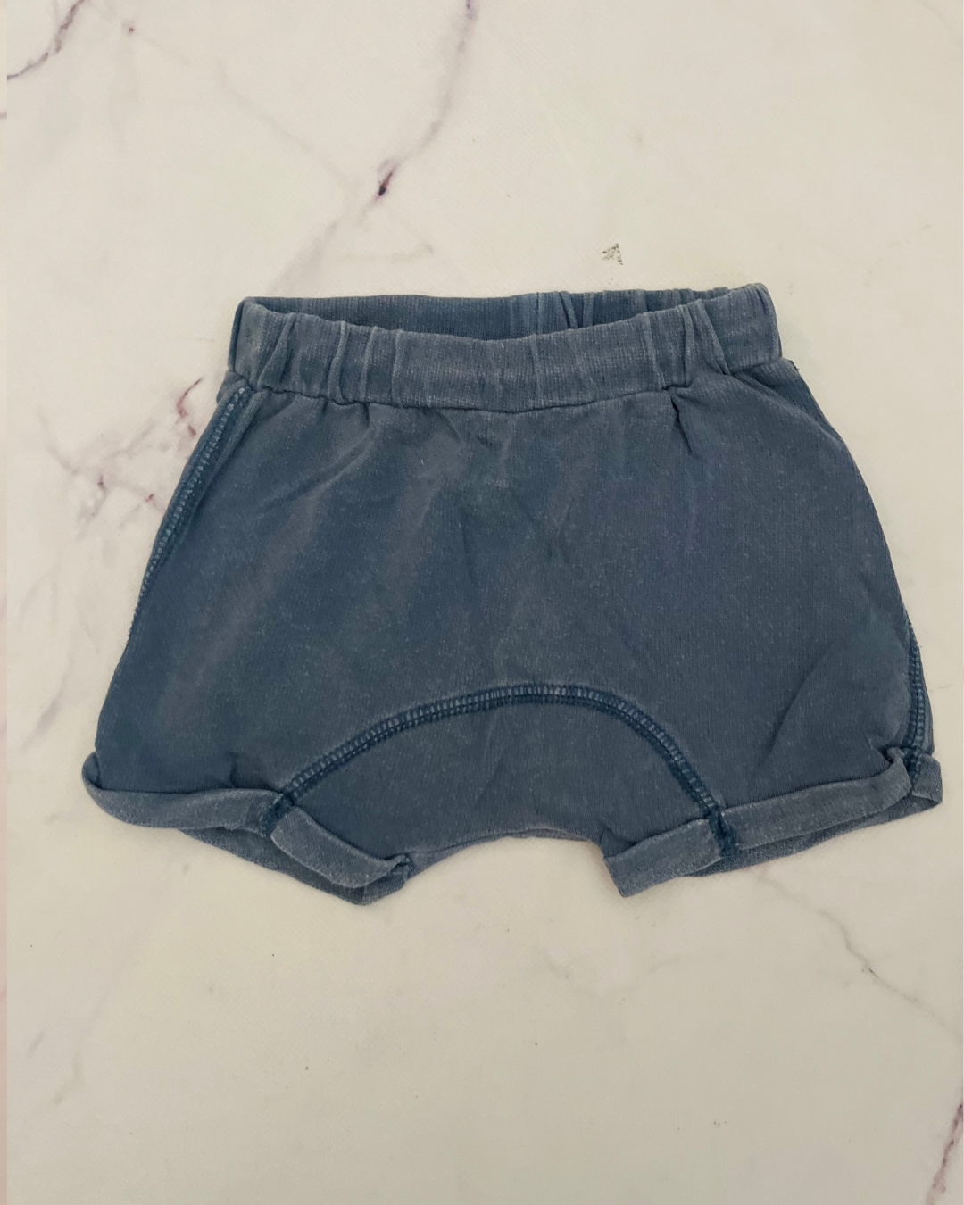 Cotton On blue shorts 6/12M