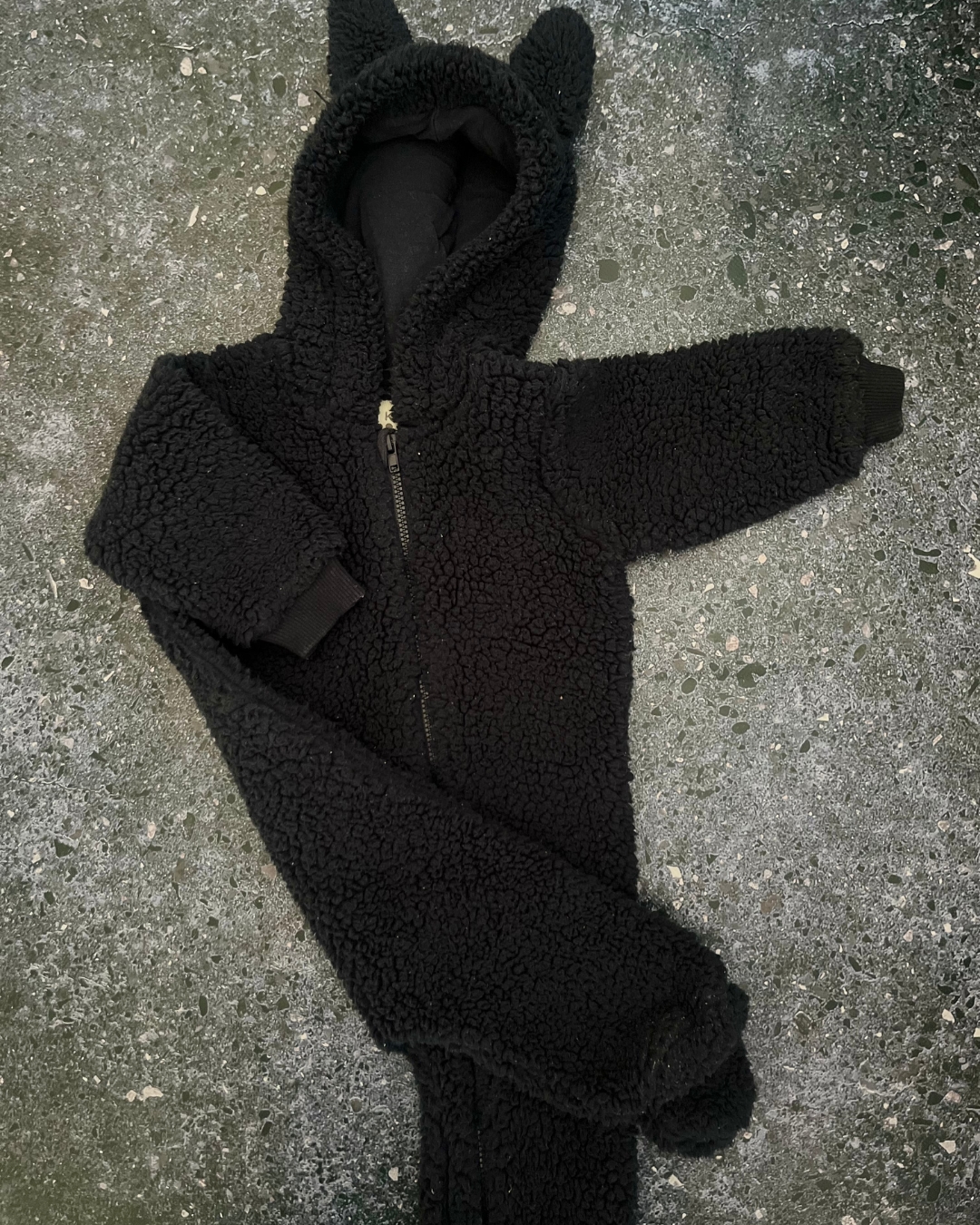 Keedo blue fleece onesie 3/6M