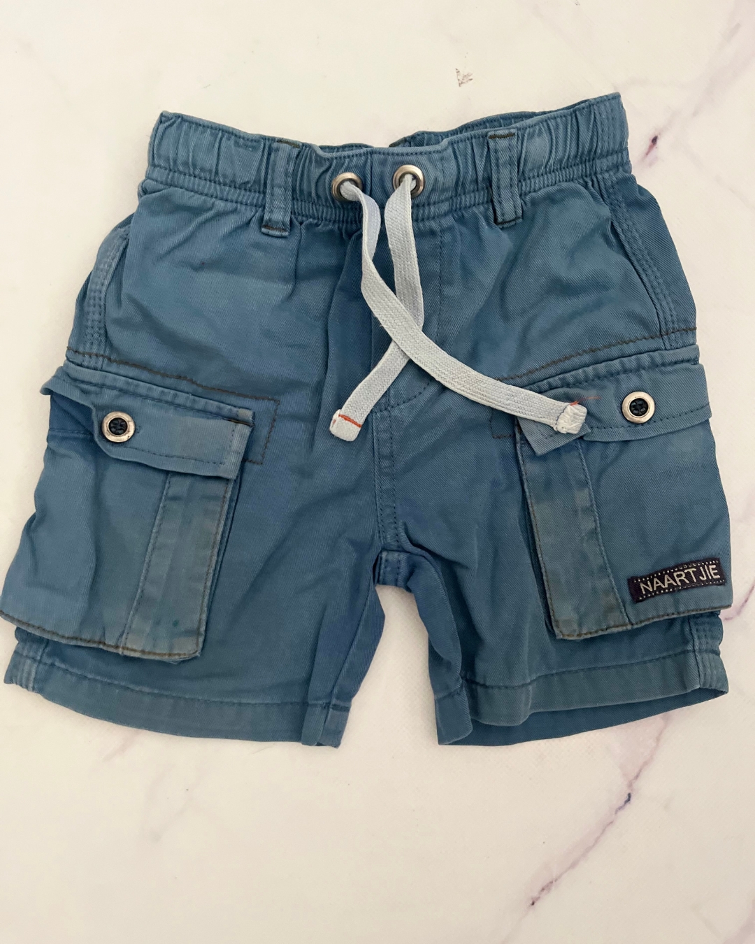 Naartjie blue shorts 18/24M