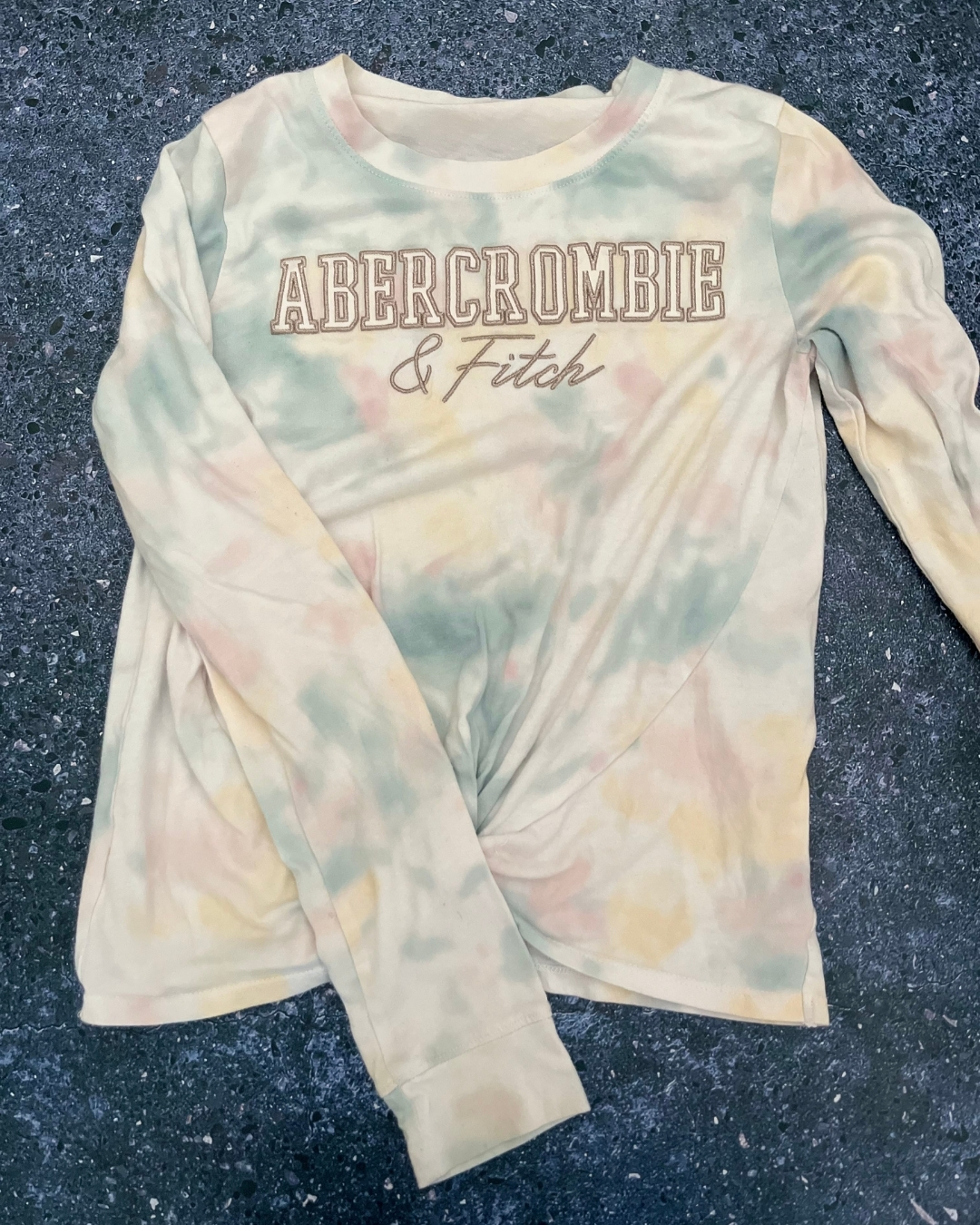 Abercrombie tie dye long sleeve T shirt 11/12Y