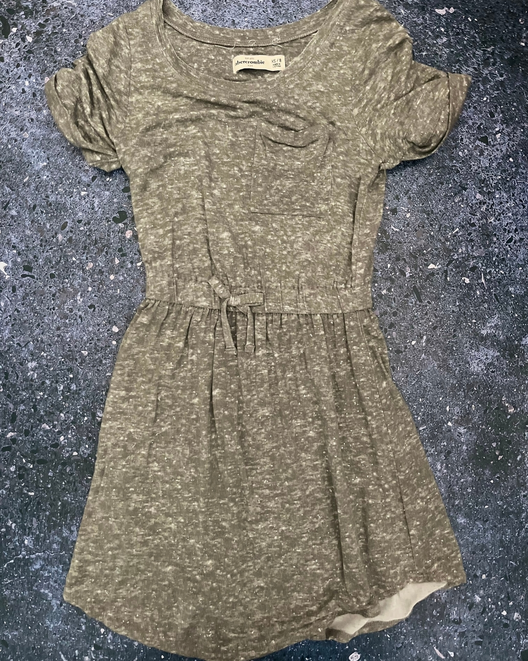 Vertbaudet grey melange  dress 12Y