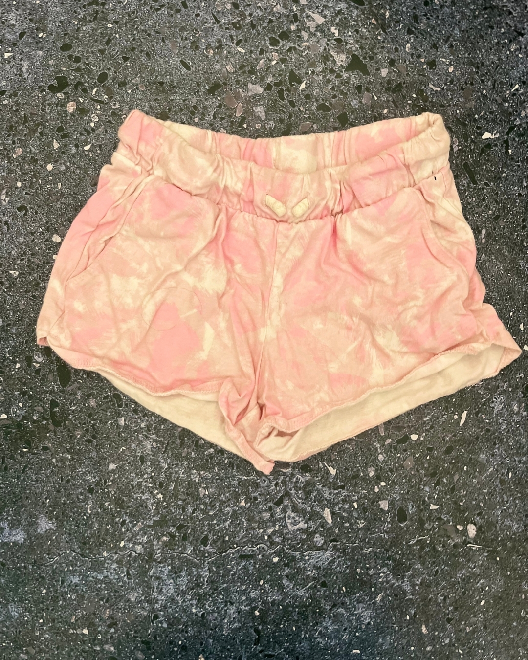 Old Navy pink tie dye shorts 8Y