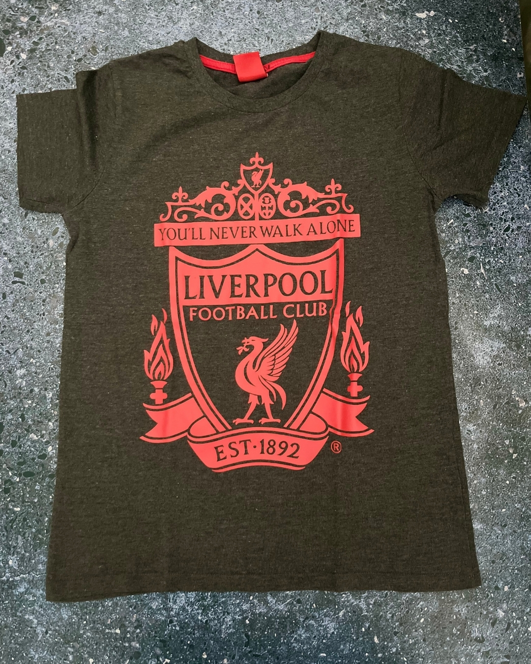 Liverpool grey T shirt 11/12Y