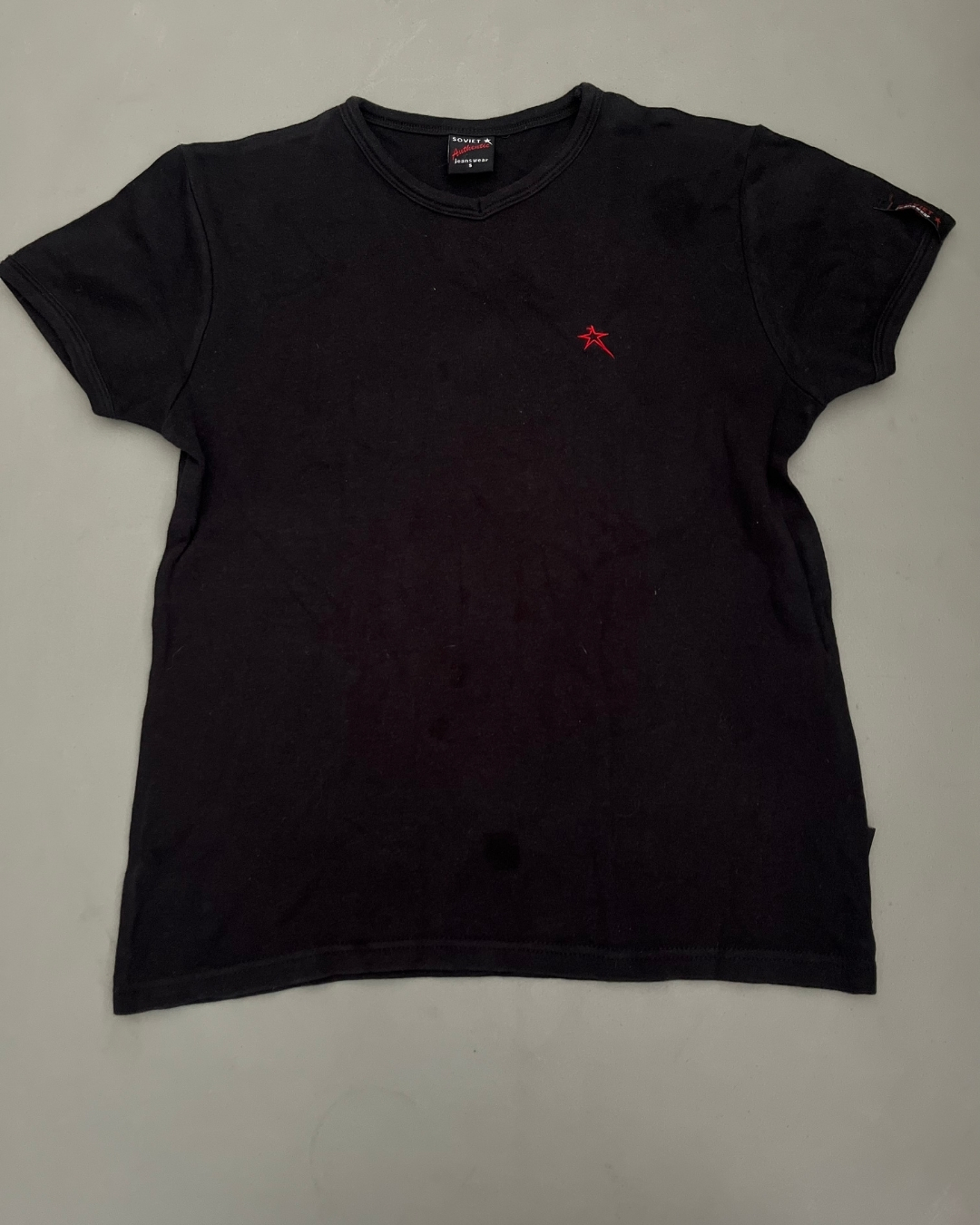 Soviet black T shirt Small