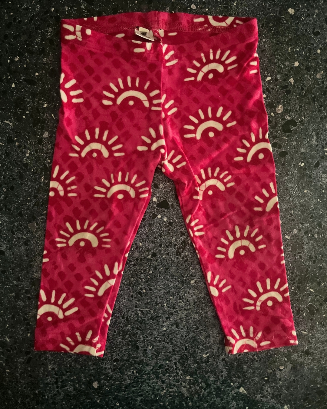 Baobab pink patterned pants 1/2Y