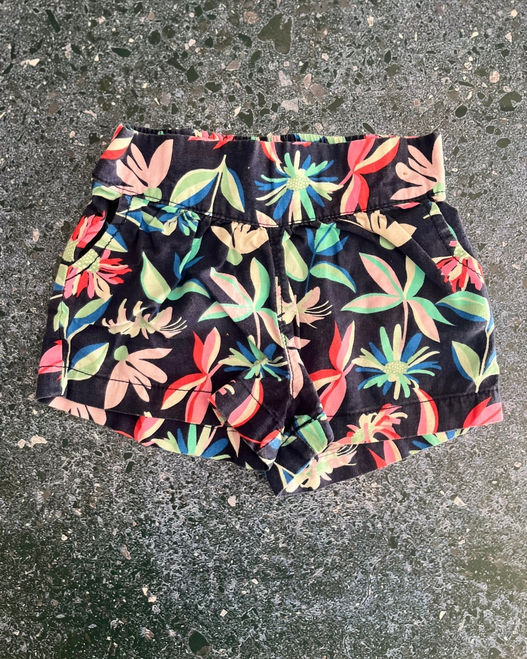Cotton On blue flowers shorts 3Y