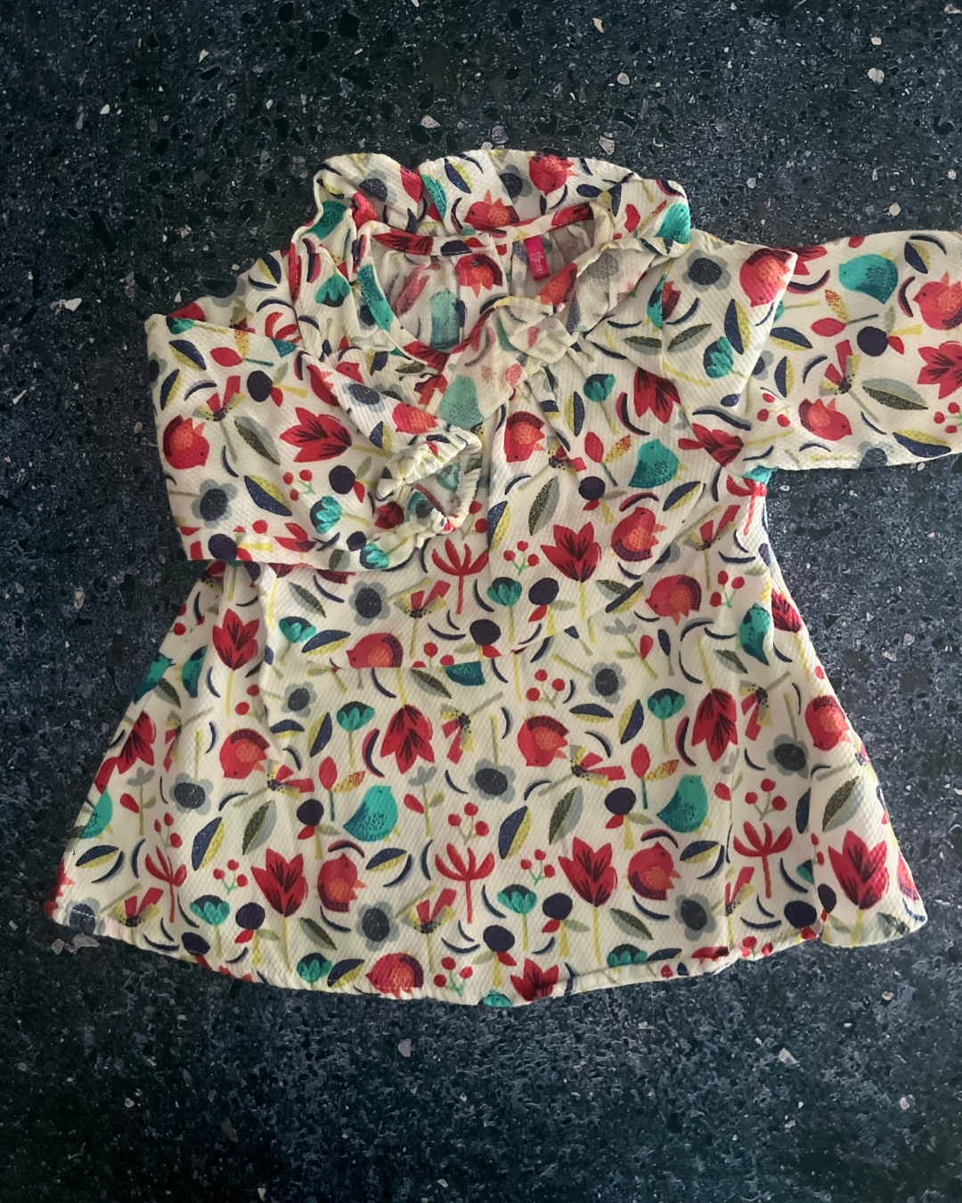 Orchestra white flower dress 6M