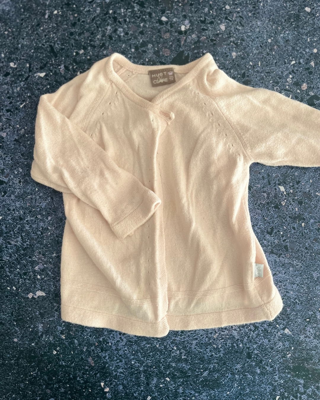 Hust & Claire pink cardigan 9M