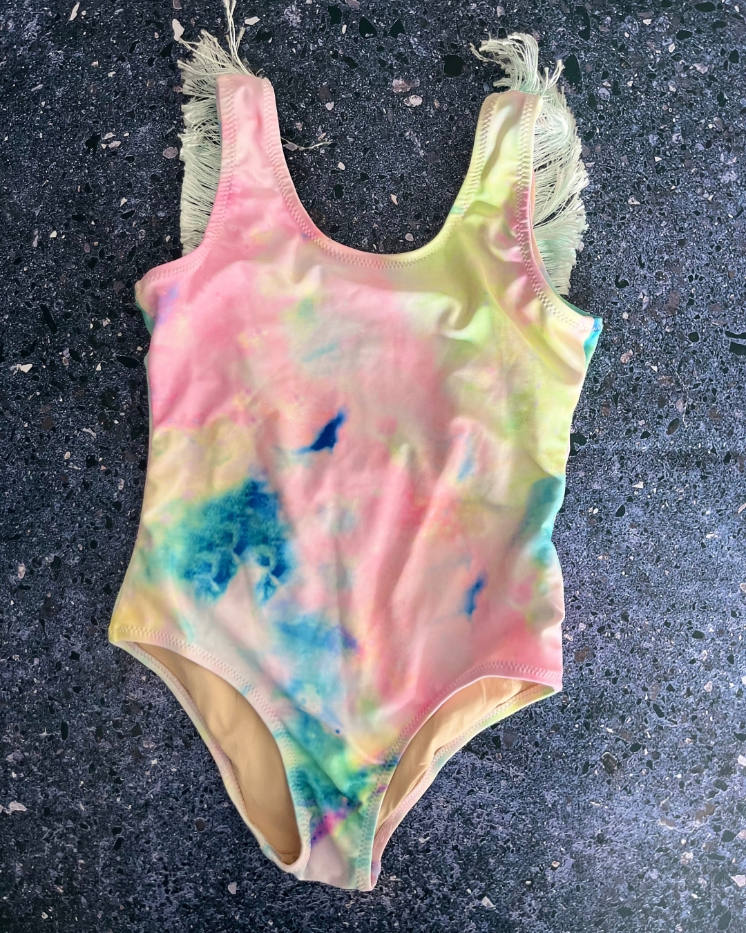 Shade Critters tie dye swimming costume 5Y