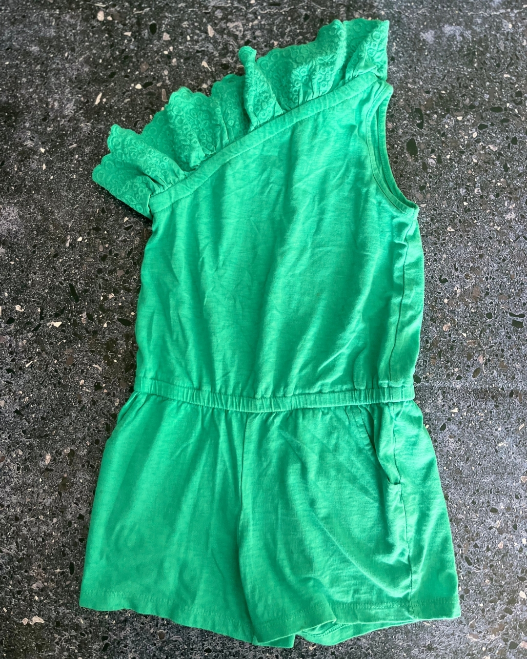 Cat & Jack green jumpsuit 3Y