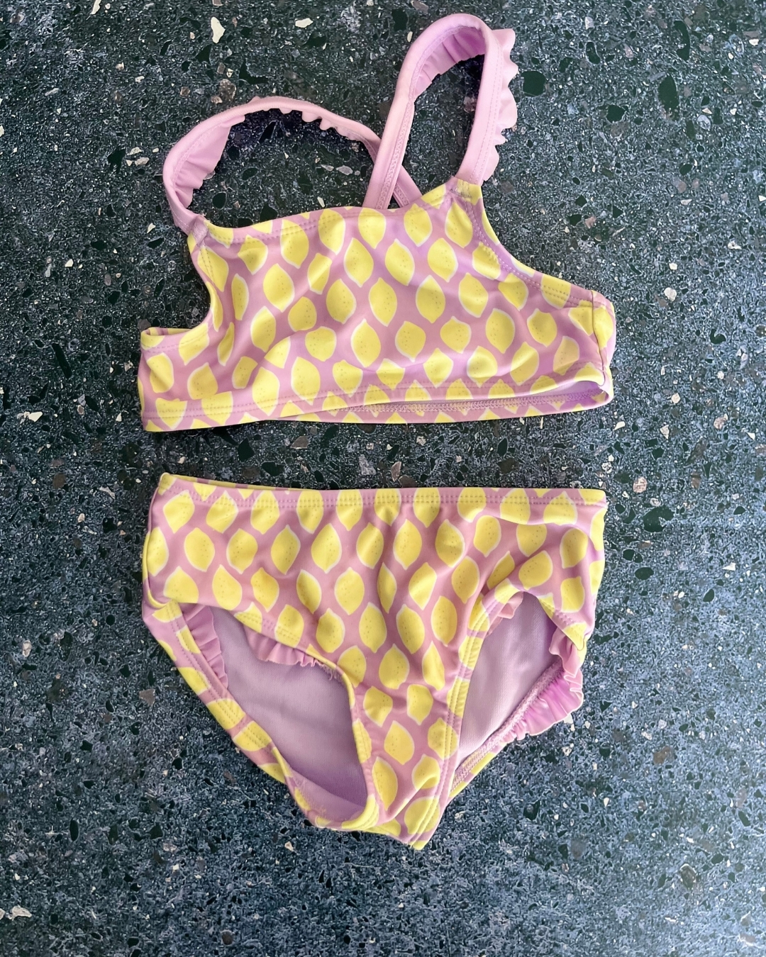 Cat & Jack two piece swimsuit 4Y