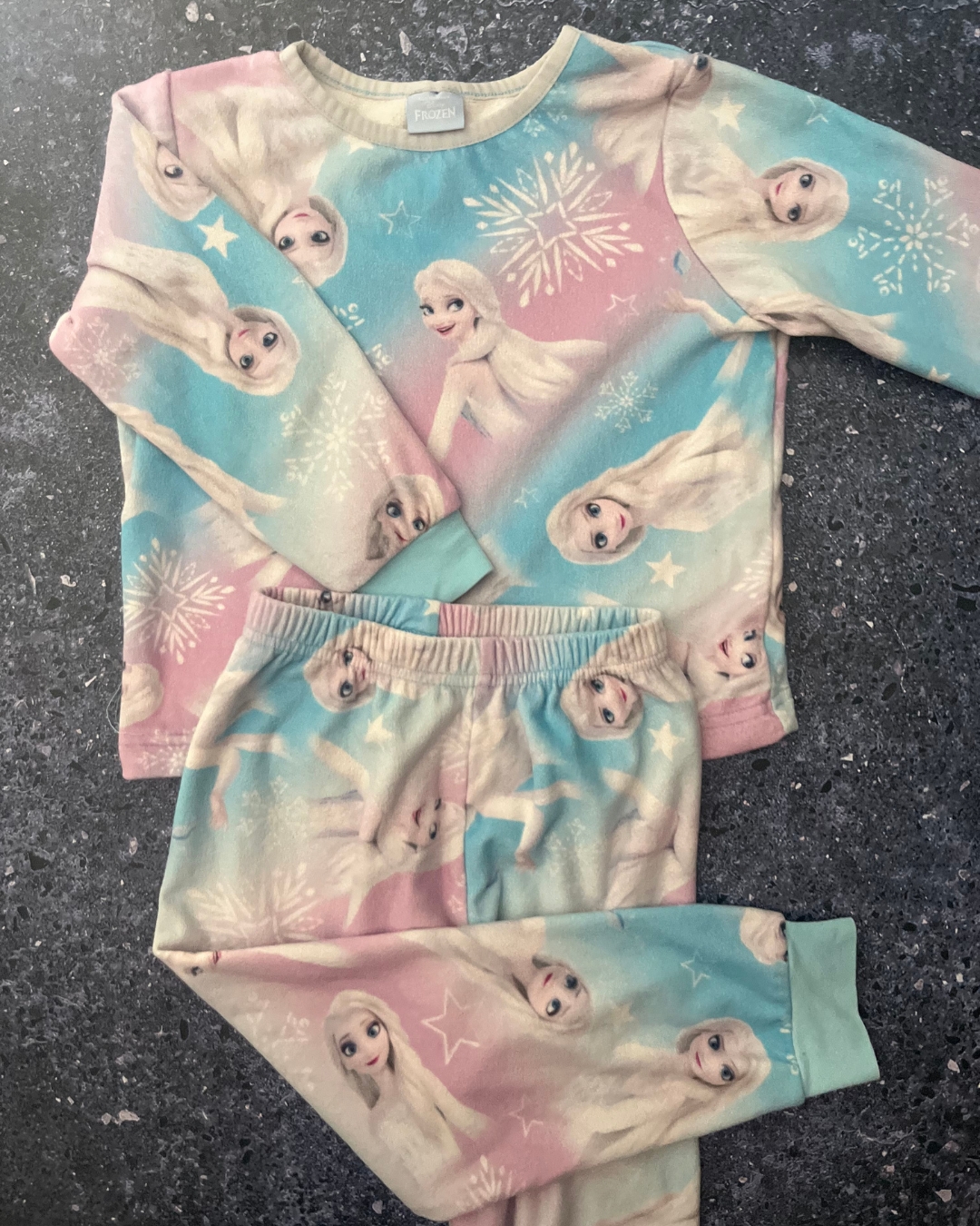 Frozen fleece pajama set 4Y