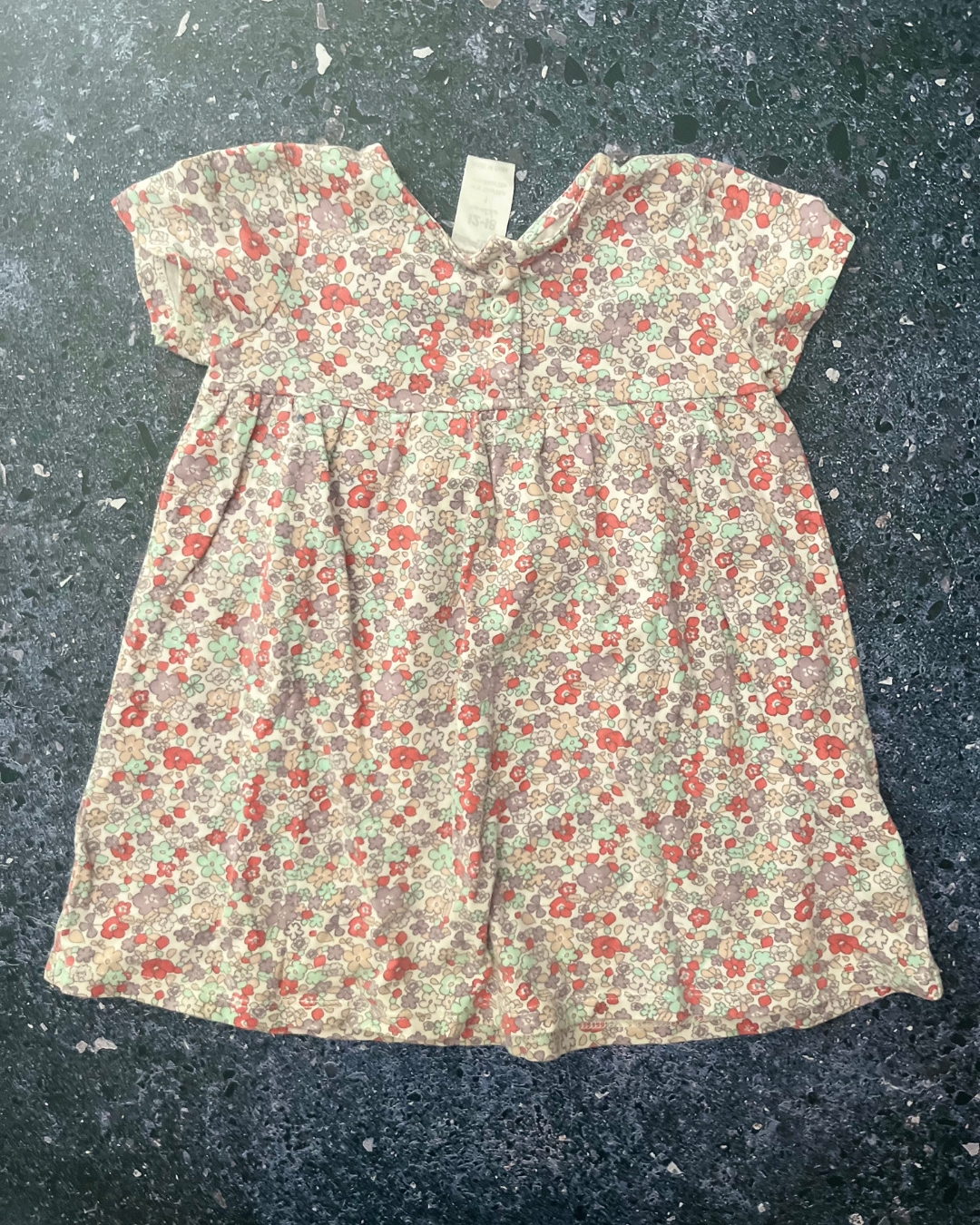 Cotton On white floral dress 12/18M