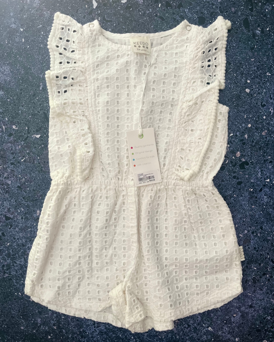 *NEW* Keedo lace romper 3/4Y