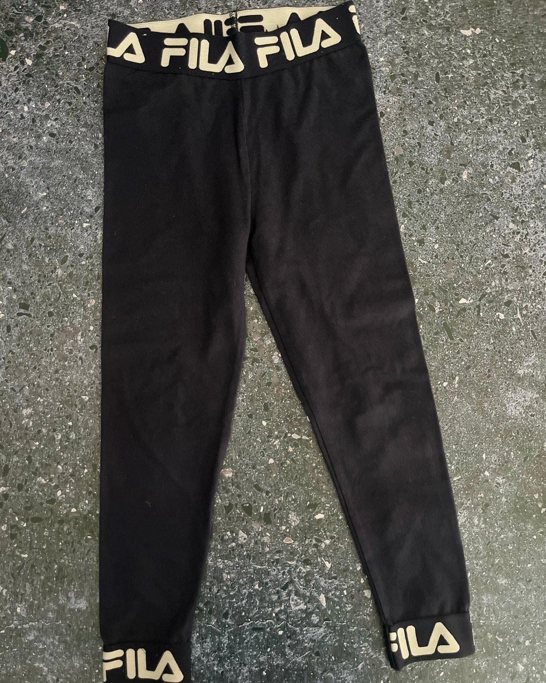 Fila navy blue leggings 7/8Y