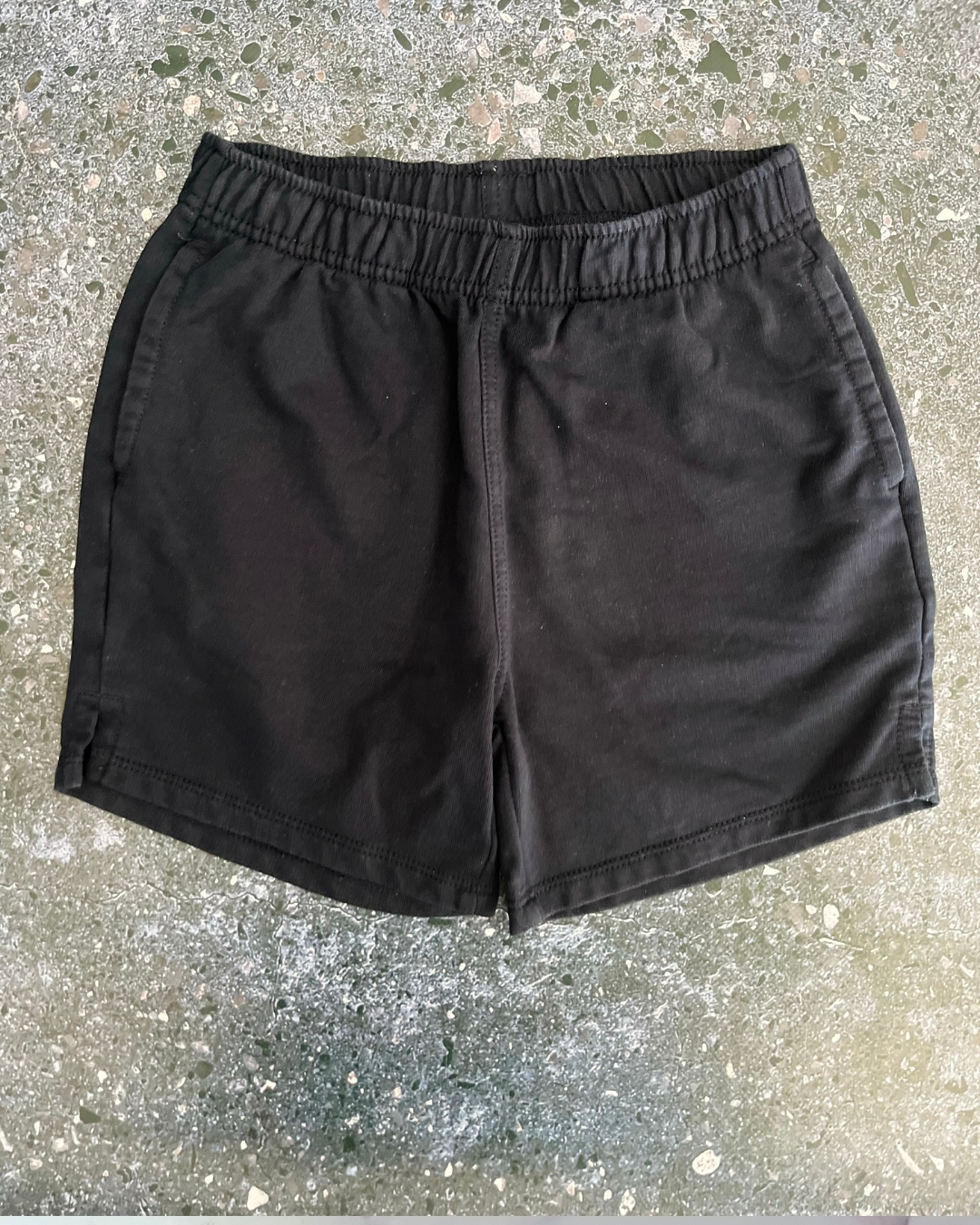 Next navy blue elasticated shorts 7Y