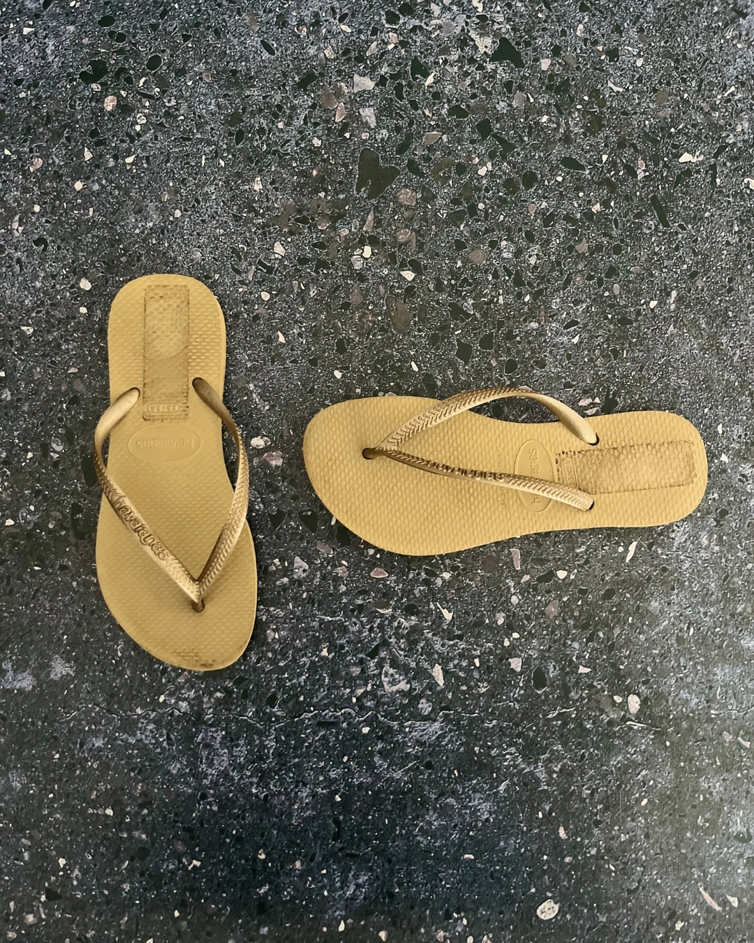 Havaianas brown slip slops Size Size 1 Adult