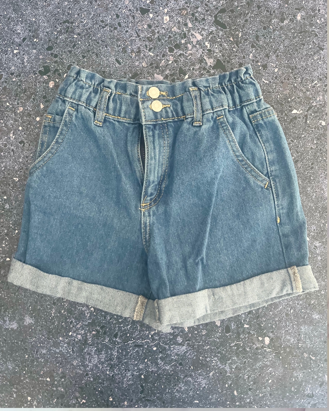 LC Waikiki blue denim shorts 6/7Y