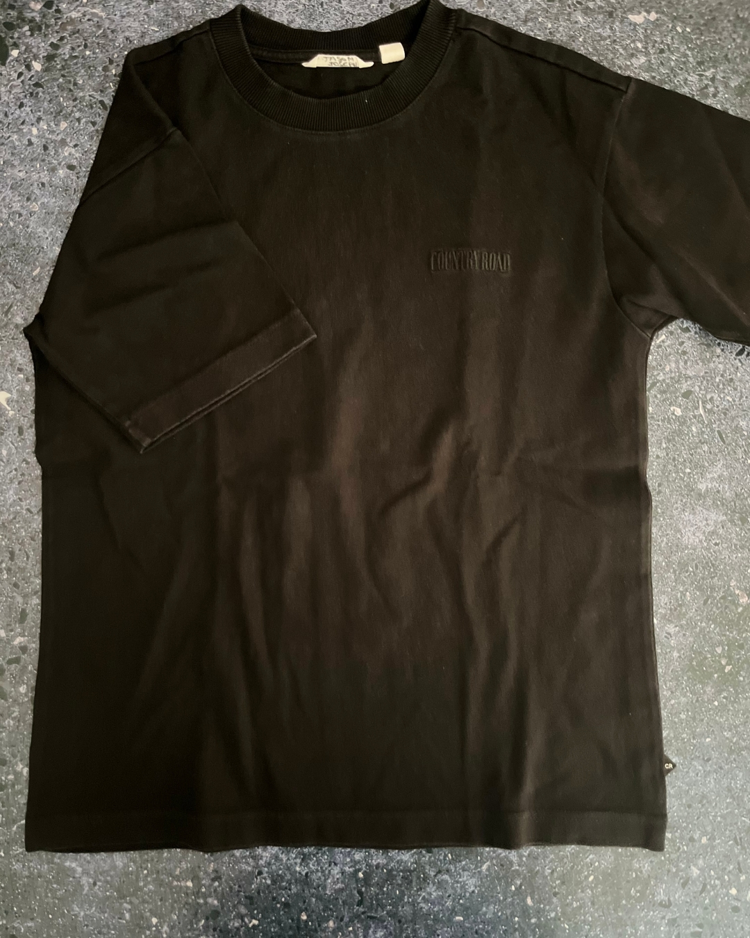Country Road black T-shirt 12Y