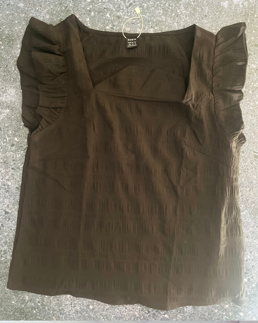 Shein black blouse size XS