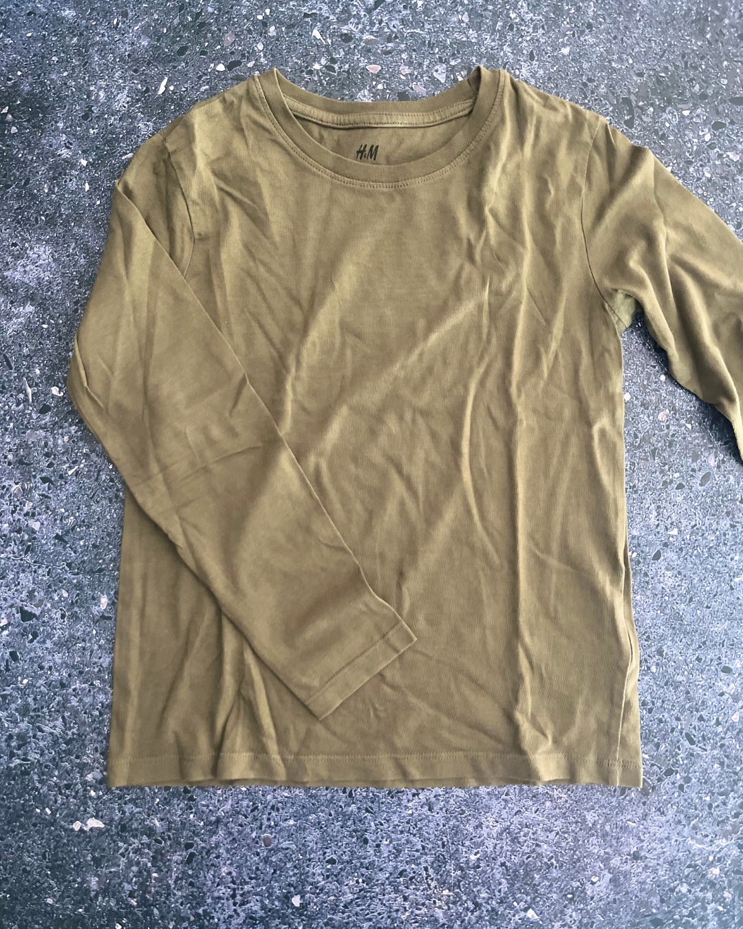 Zara dusty blue long sleeved T-shirt 7Y