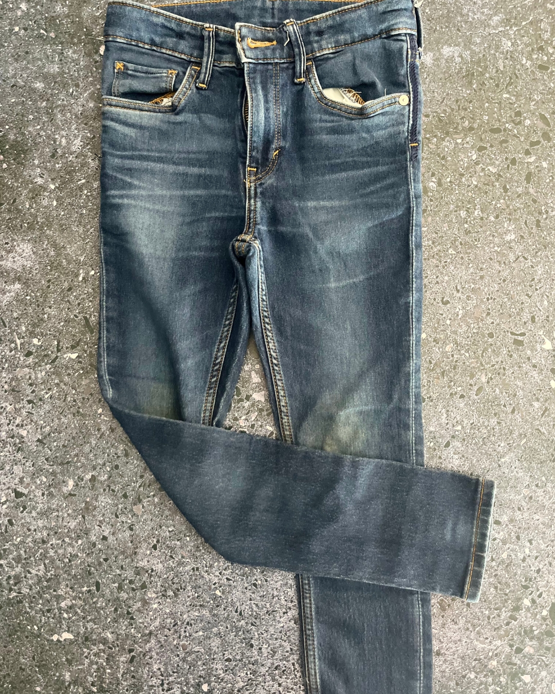 H&M blue slim fit jeans 6/7Y