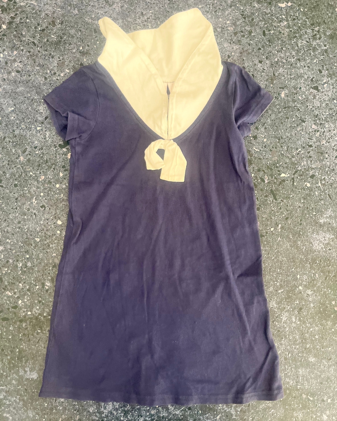 Next blue bow tie dress 2/3Y