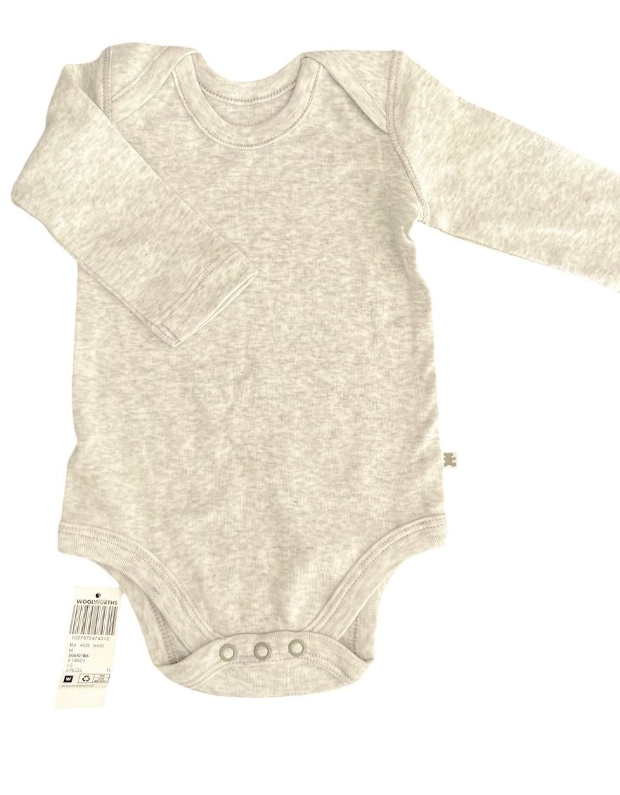 *NEW* Woolworths grey melange baby grow 1/3M