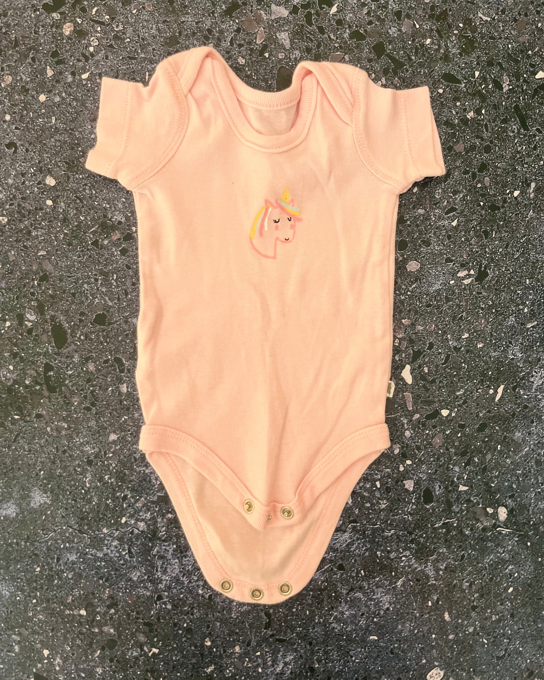 Woolworths pink unicorn baby grow Newborn
