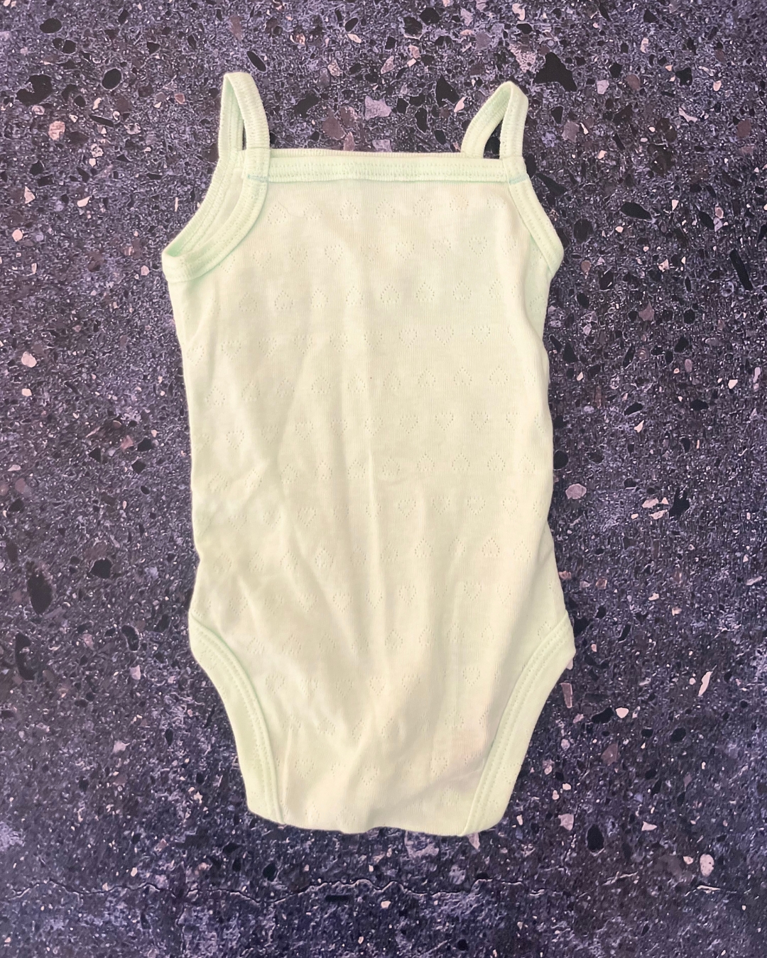 Woolworths green tonal baby grow 1/3M