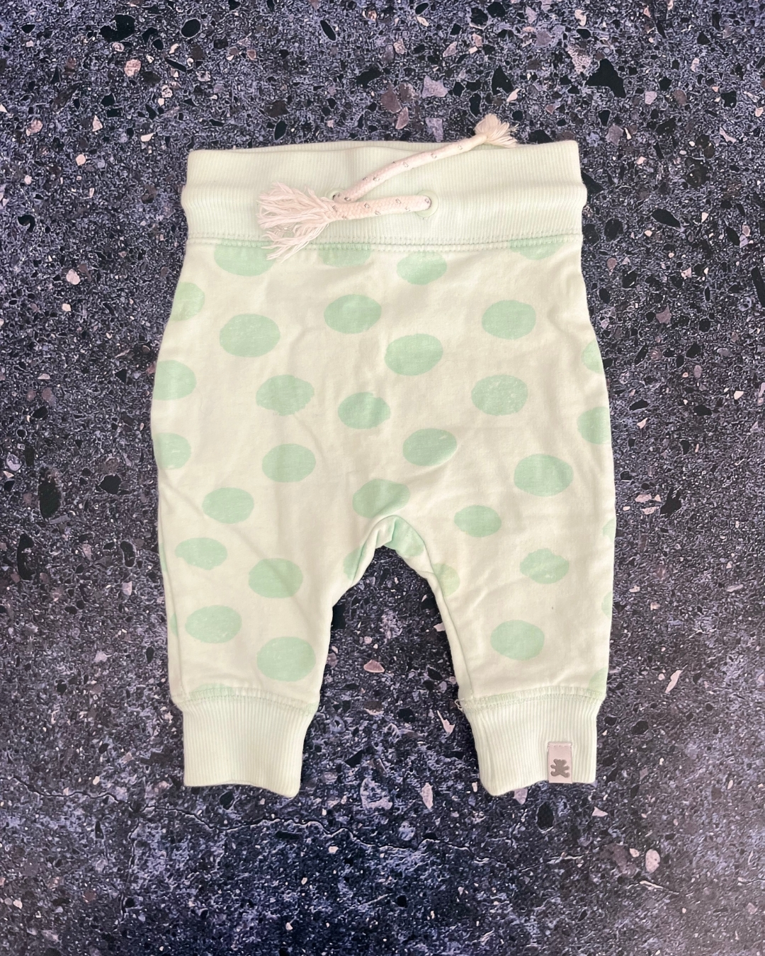 Woolworths green polka dot pants 1/3M