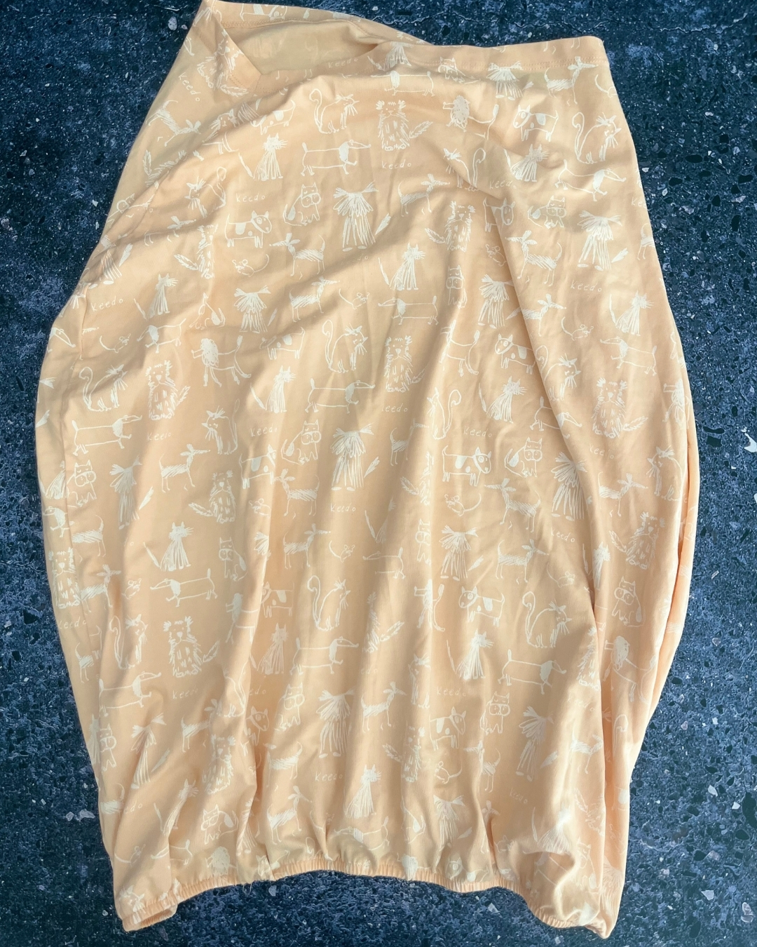 Keedo peach dogs and cats privacy scarf