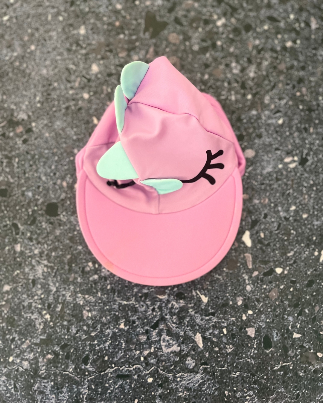 Woolworths purple dinosaur swimming hat 1/3M