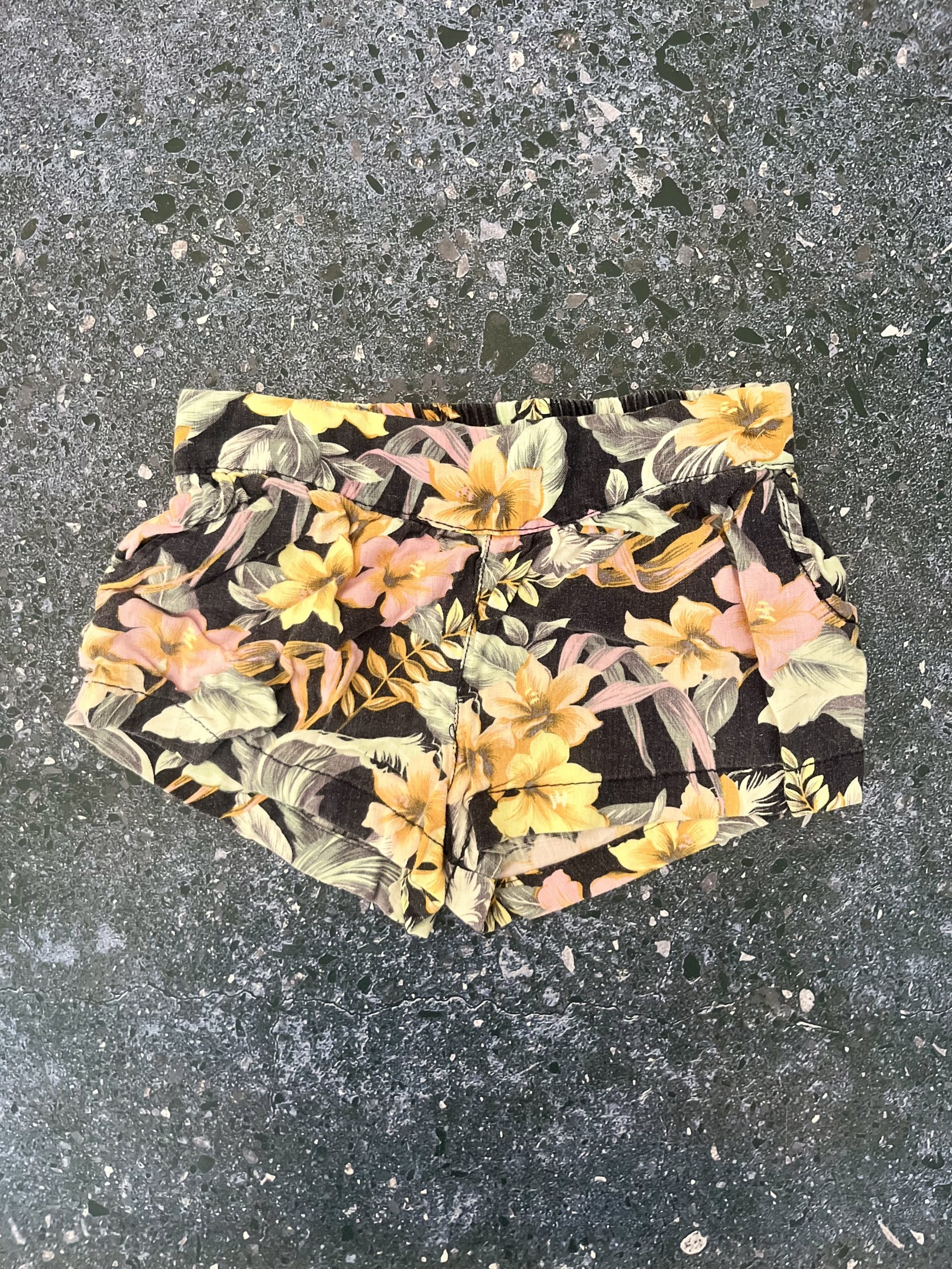 Cotton On navy floral shorts 7Y