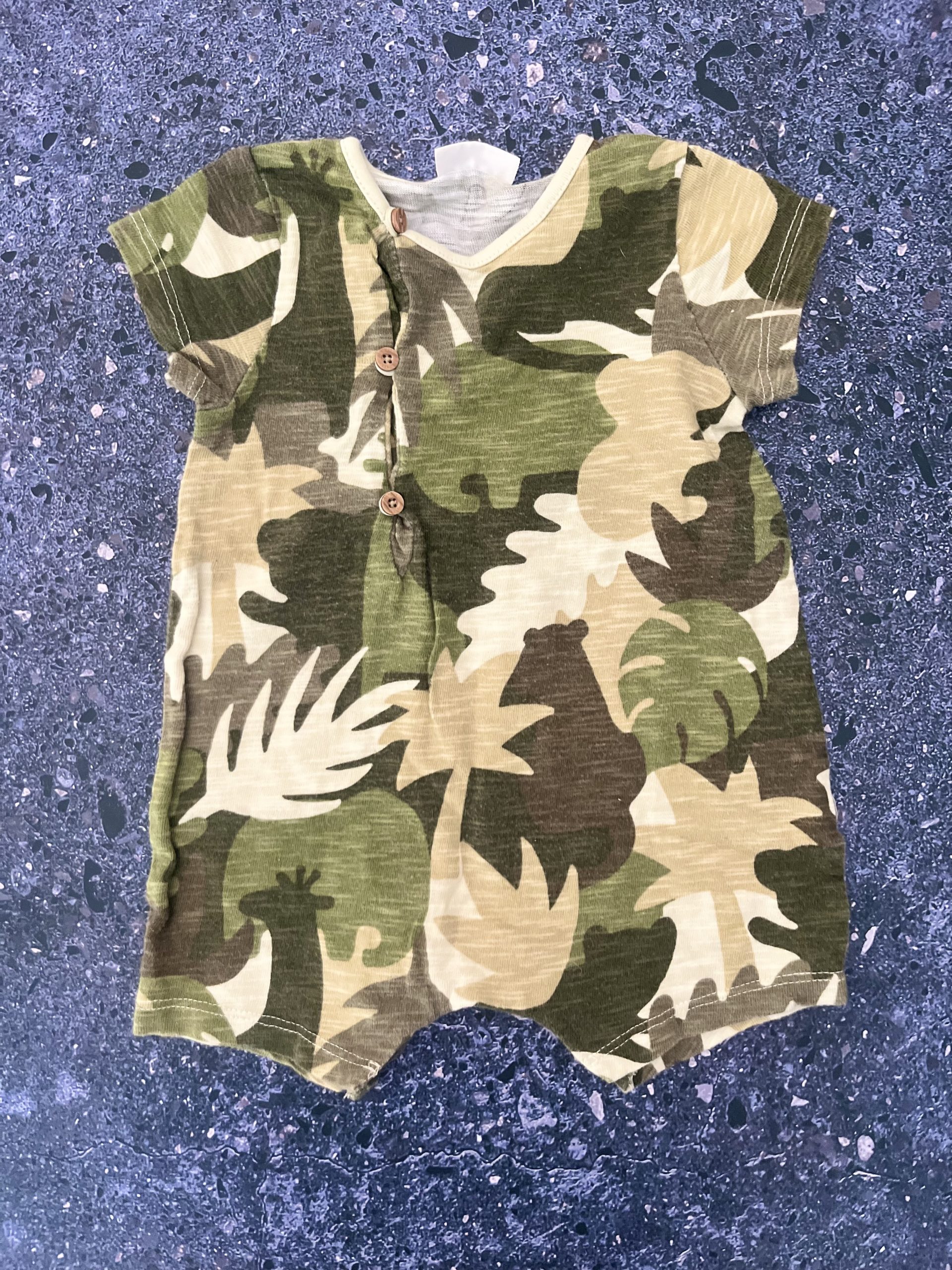 Next camo romper 0/3M