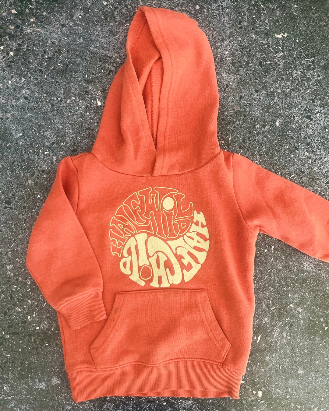 Cotton On salmon Wild Child hoodie 2Y